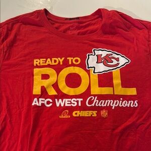 Chiefs AFC West championship shirt